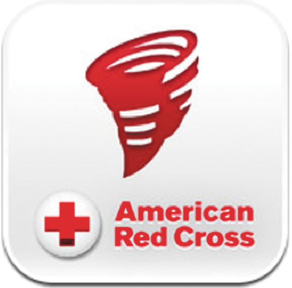 Red Cross Tornado App Logo